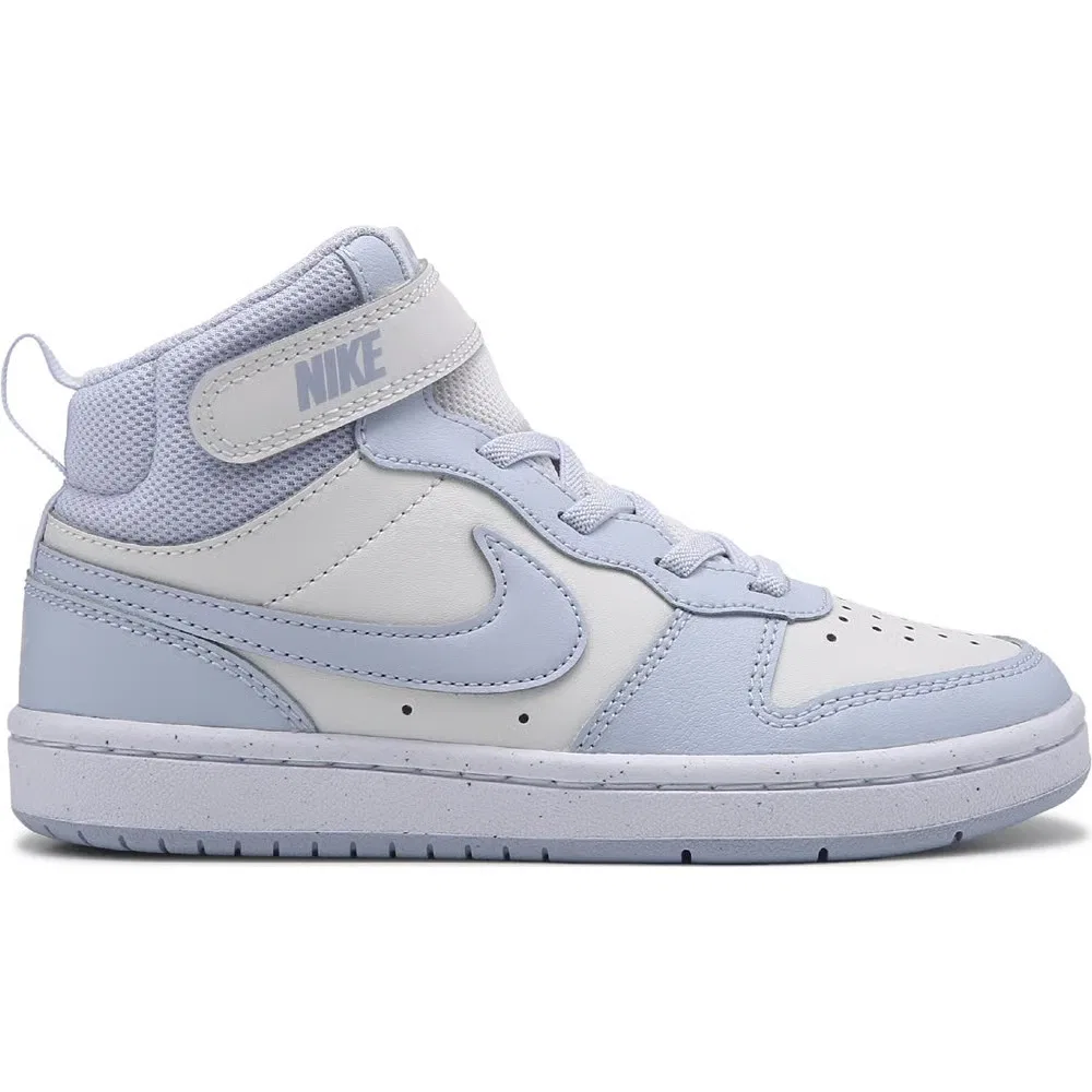 Детские высокие кроссовки Court Borough Mid 2 Nike, Lavender/White — фото 2