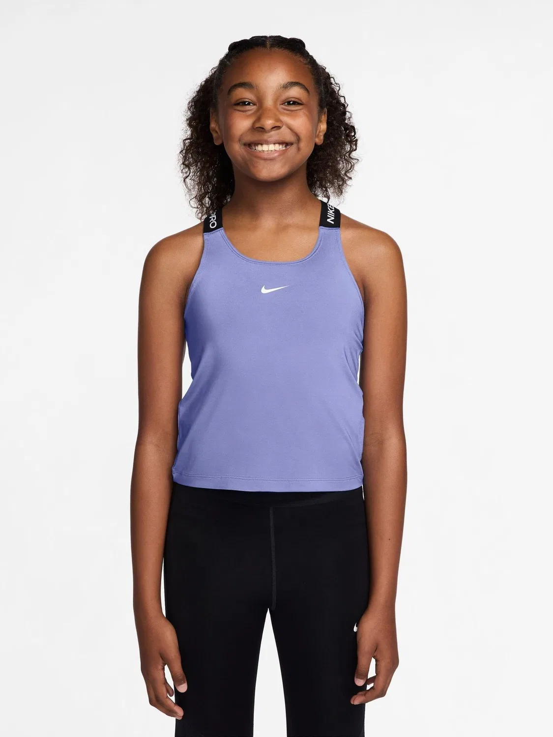 Топ Nike Pro Dri-FIT Tank Top, фиолетовый