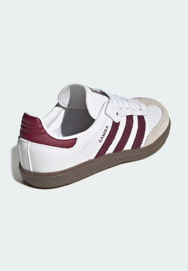 Кроссовки Adidas Originals, белый/бордовый — фото 4