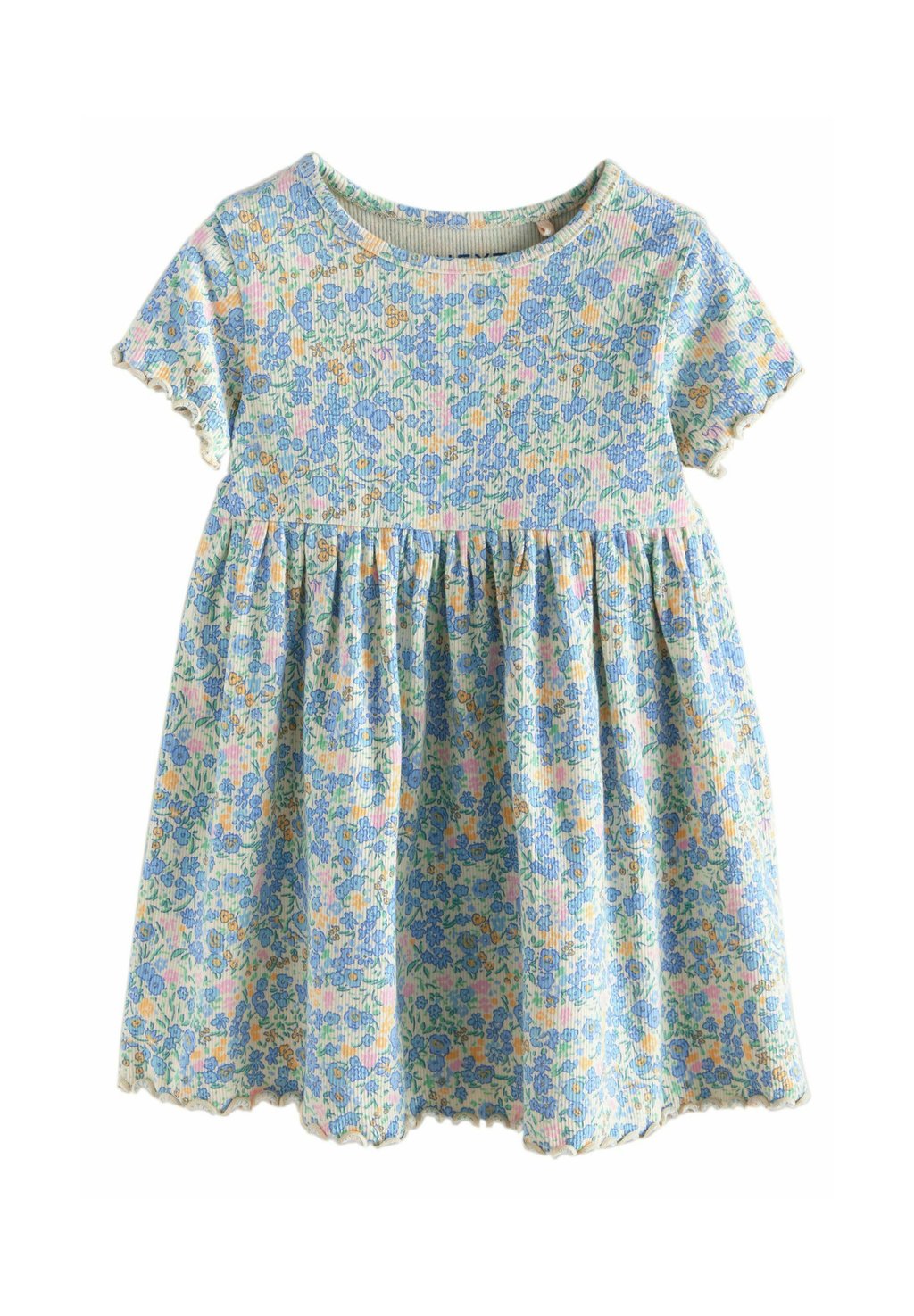 

Платье из джерси REGULAR FIT-SHORT SLEEVE Next, синий