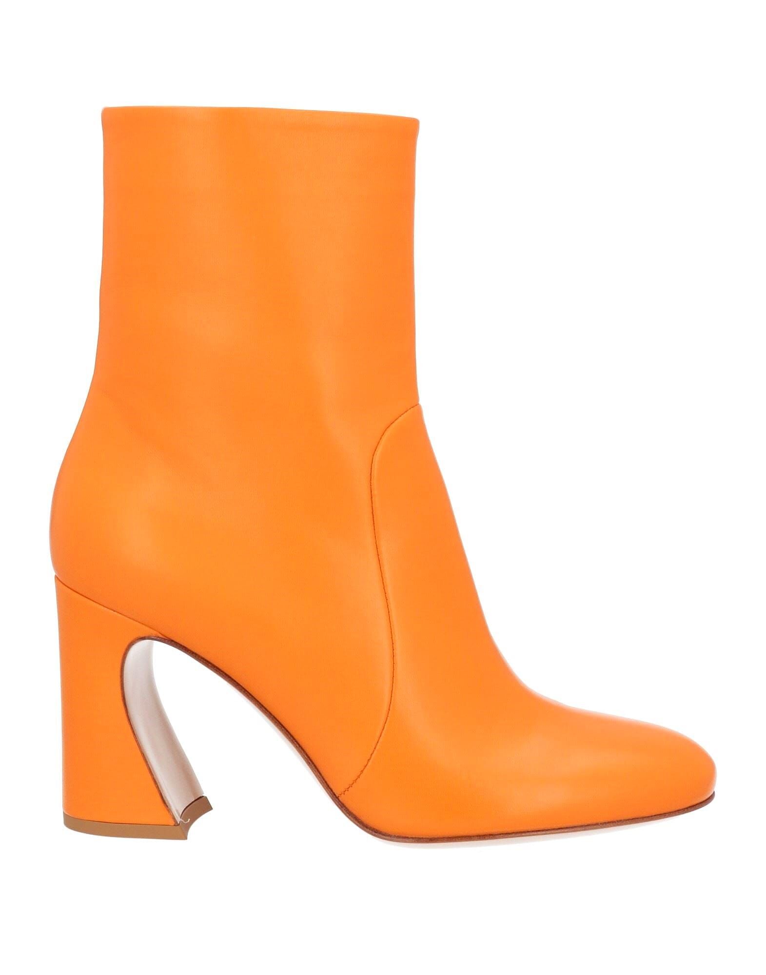 Ботильоны Gianvito Rossi, мандариновый