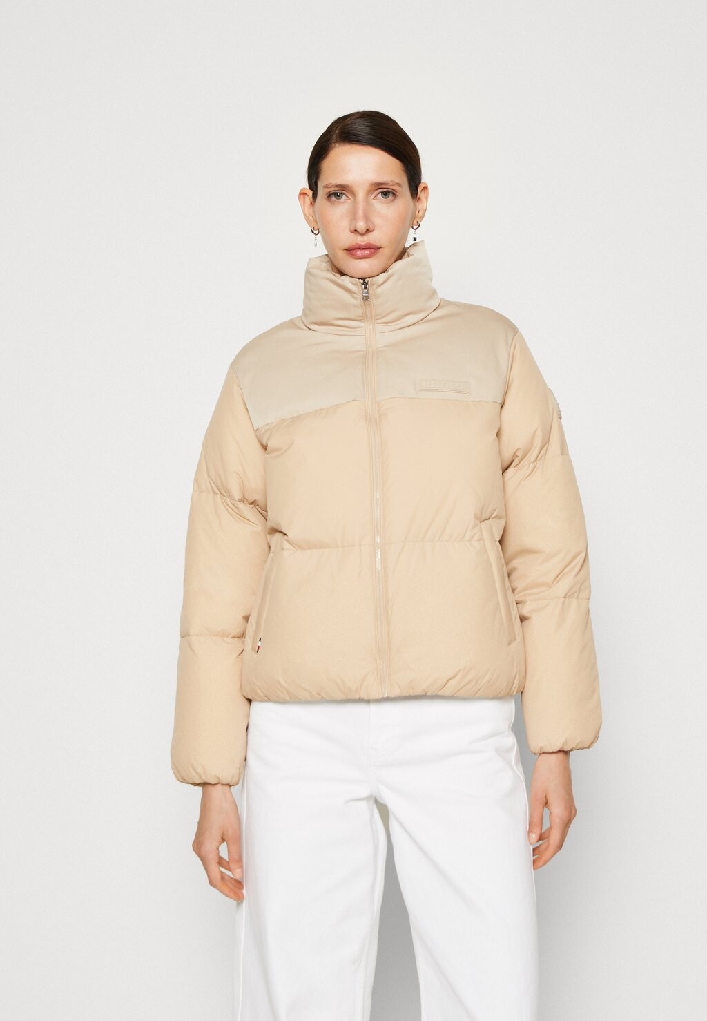 Зимняя куртка Tommy Hilfiger NEW YORK PUFFER JACKET, бежевый меринос