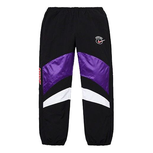 

Брюки ss19 x nike warm up pant crossover casual pants purple Supreme, фиолетовый