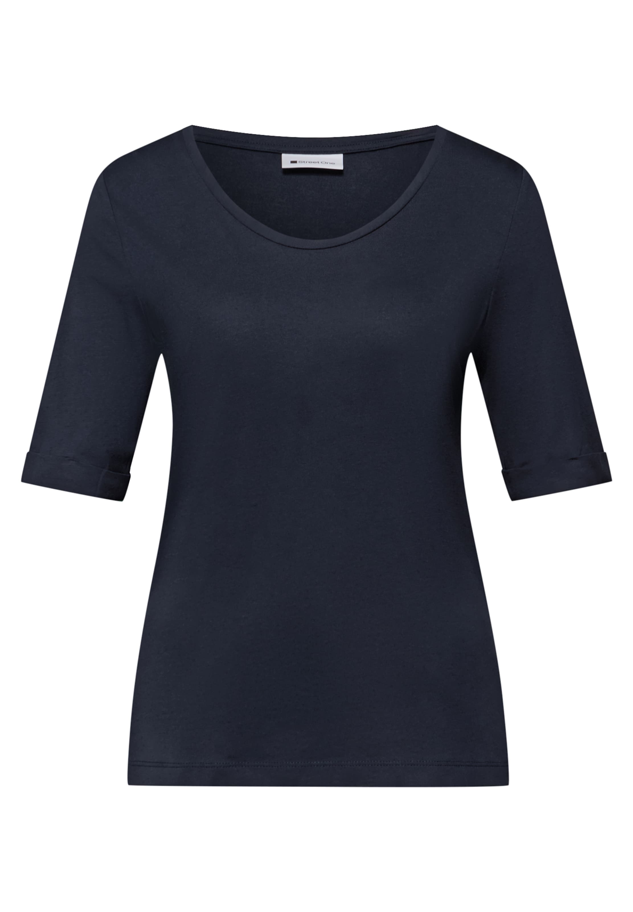 

STREET ONE Футболка в темно-синем цвете