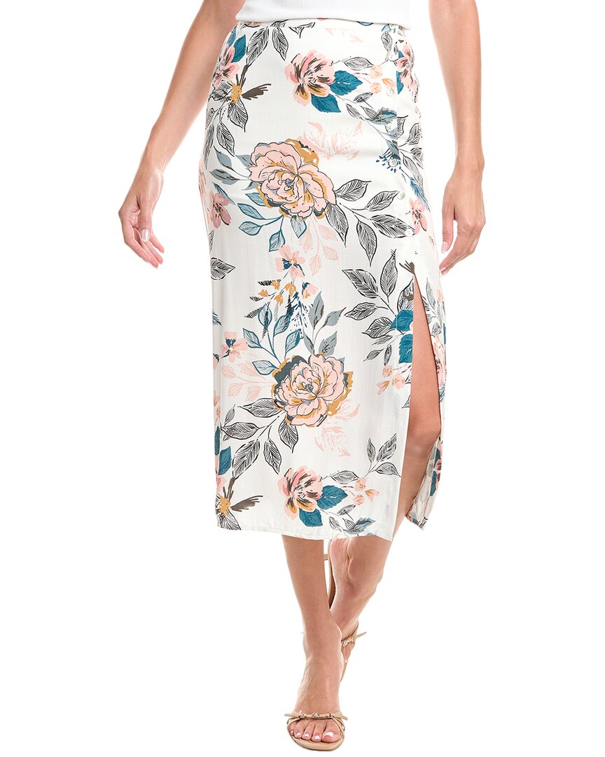 

Соленая роскошь миди-юбка Saltwater Luxe, белый