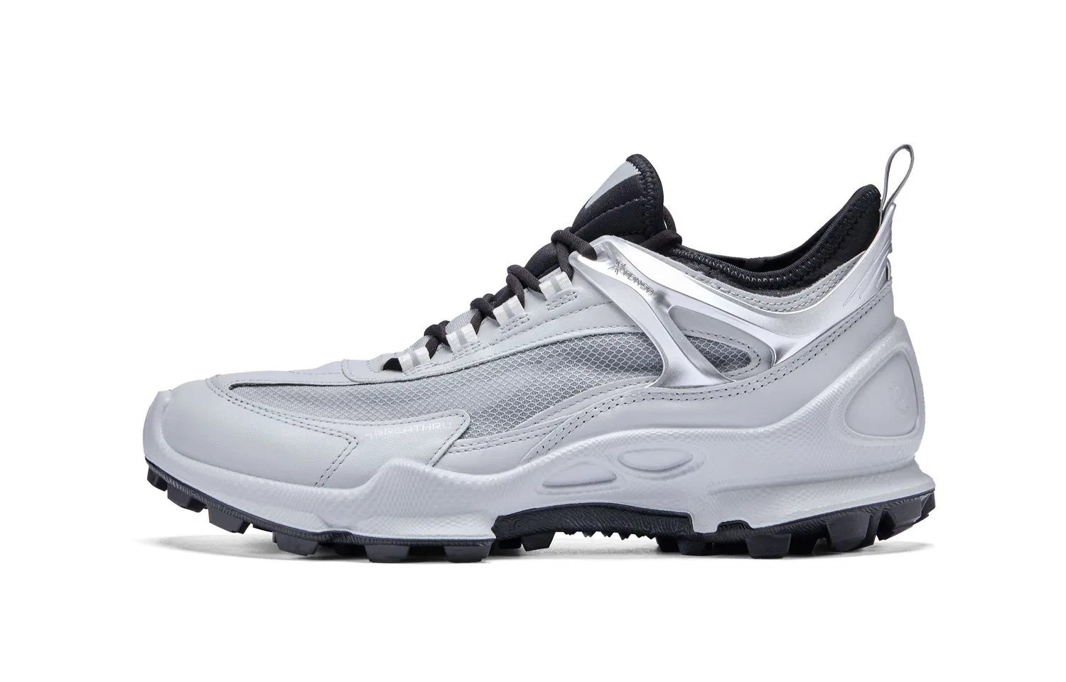 Кроссовки кожаные Ecco BIOM C TRAIL Concrete Gray/Black