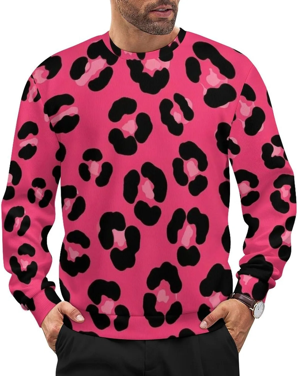 

Мужской вязаный свитер Casual Textured Pullover с длинными рукавами Meaudiwes