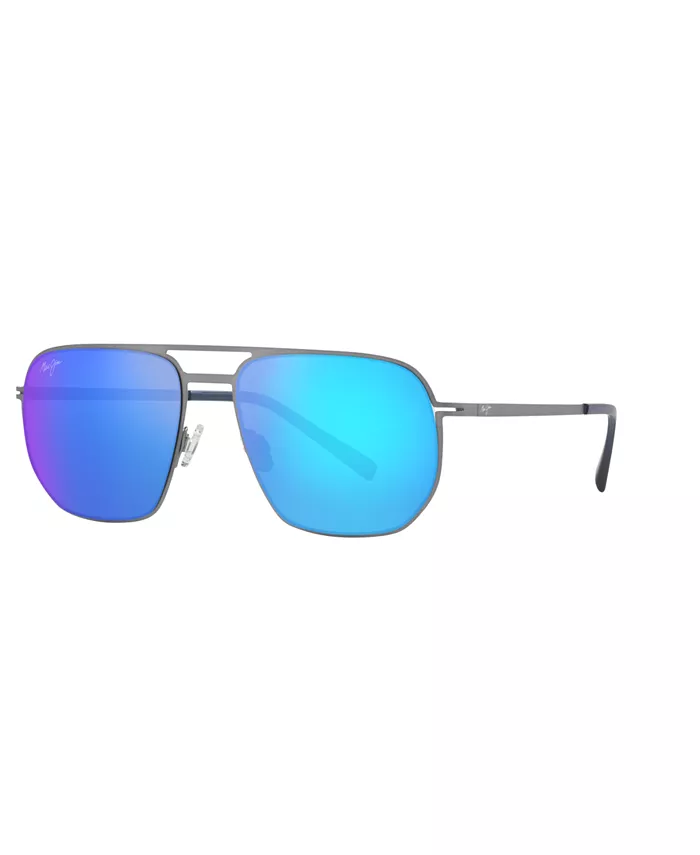 

Унисекс поляризационные солнцезащитные очки, Sharks Cove Maui Jim, синий
