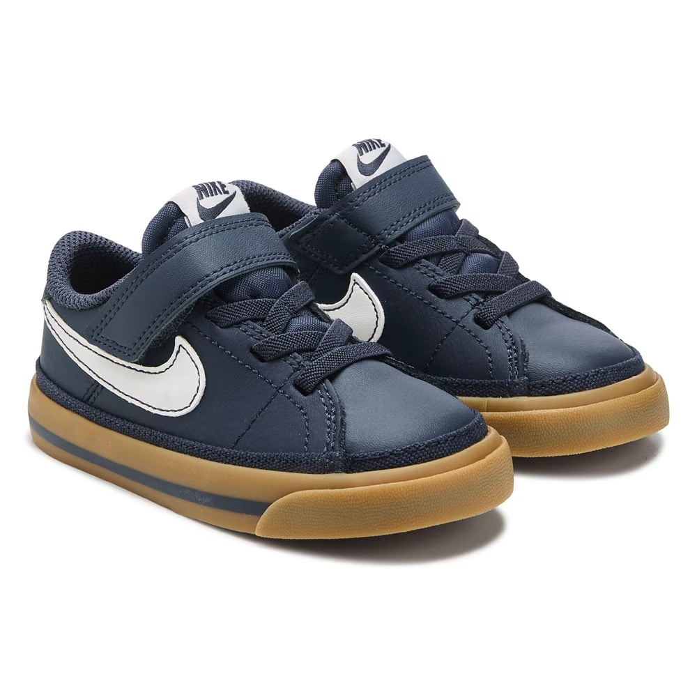 

Детские кроссовки низкого профиля Court Legacy для малышей Nike, navy/gum