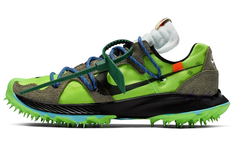 OFF-WHITE x Nike Air Zoom Terra Kiger 5 Electric Green (женские)
