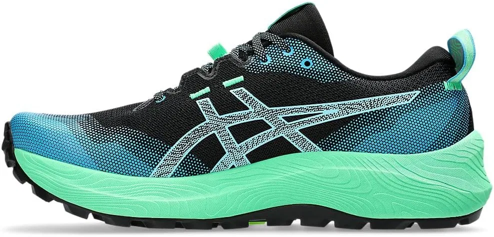 Мужские кроссовки ASICS Gel-Trabuco 12, Black Bright Cyan — фото 2