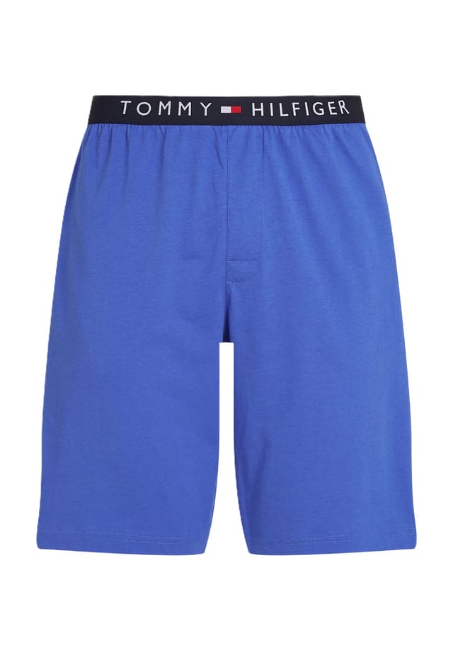 

Оригинальные пижамные штаны с логотипом на поясе Tommy Hilfiger, синий
