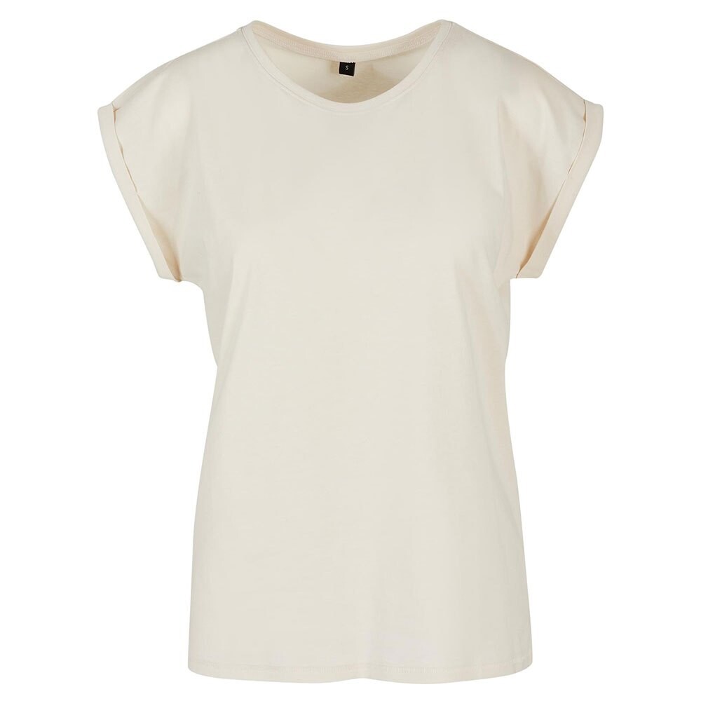 

Футболка Build Your Brand Extended Shoulder Short Sleeve Crew Neck, бежевый