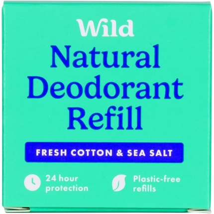 

Сменный блок дезодоранта Wild Natural Fresh Cotton and Sea Salt 40 г Heiko Wild