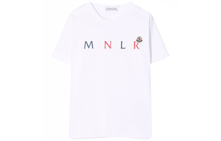 

Детская футболка Moncler, белая