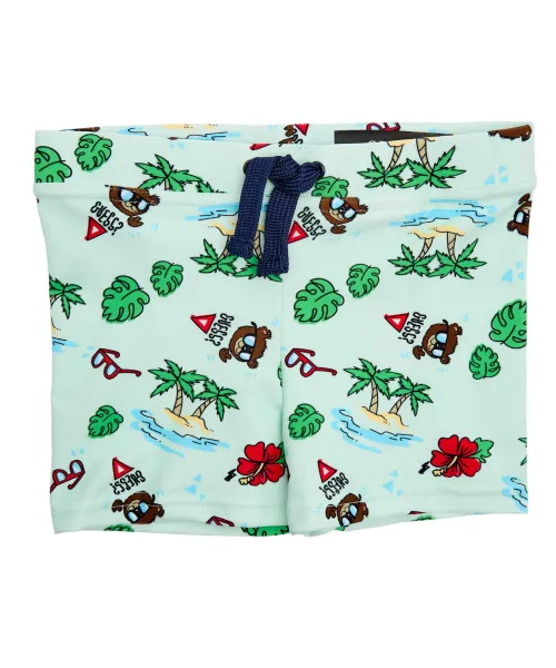 

Пляжные шорты Regular fit Guess, зеленый