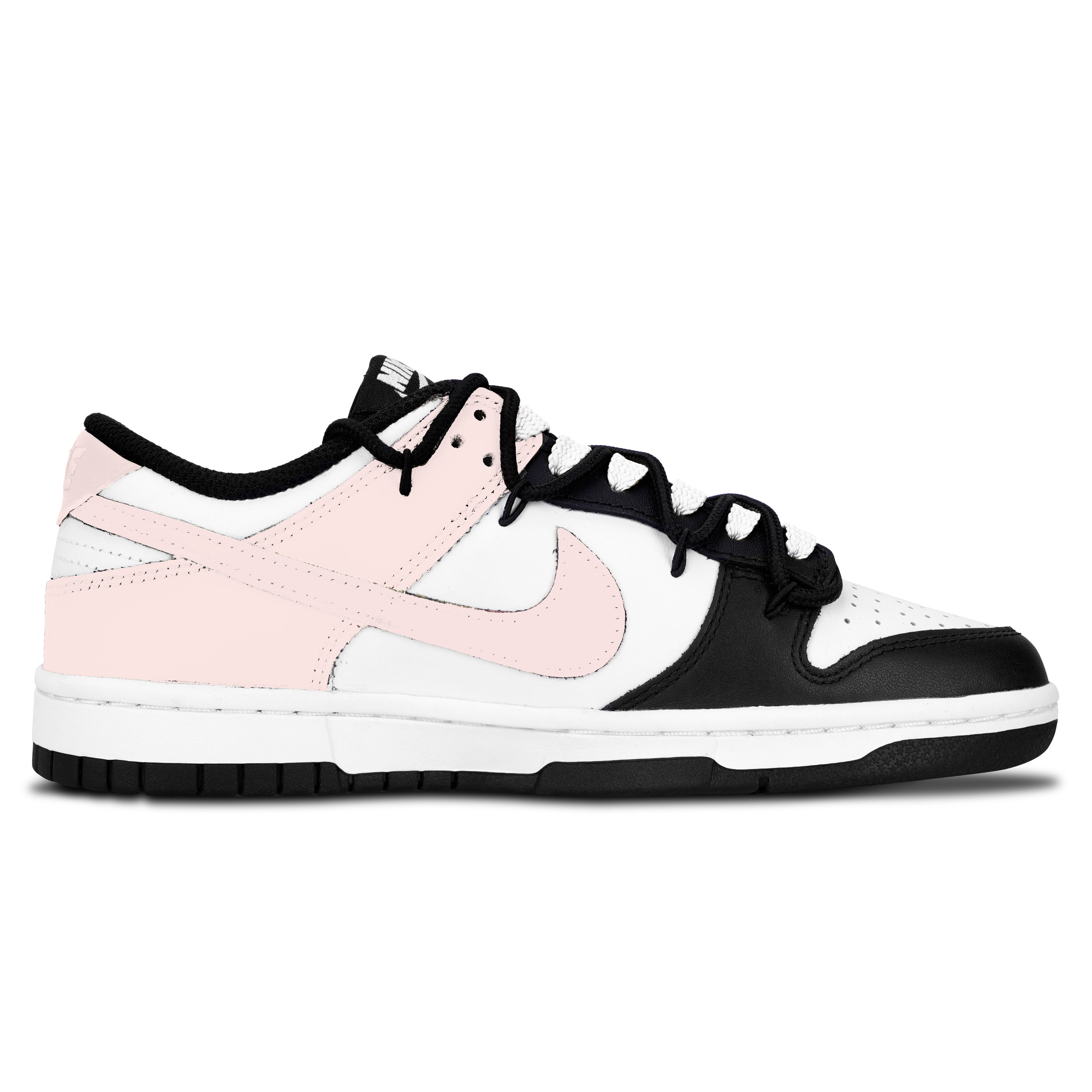 Nike Детские низкие скейтбордистские кроссовки Dunk Cute Piggy Love, нескользящие, легкие, с амортизацией, желто-розовые, унисекс — фото 3