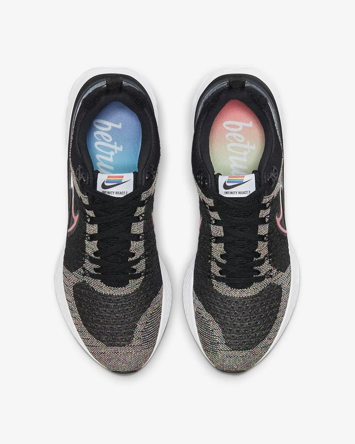 Мужские низкие кроссовки Nike React Infinity Run Flyknit 3, 2-Colourful — фото 4