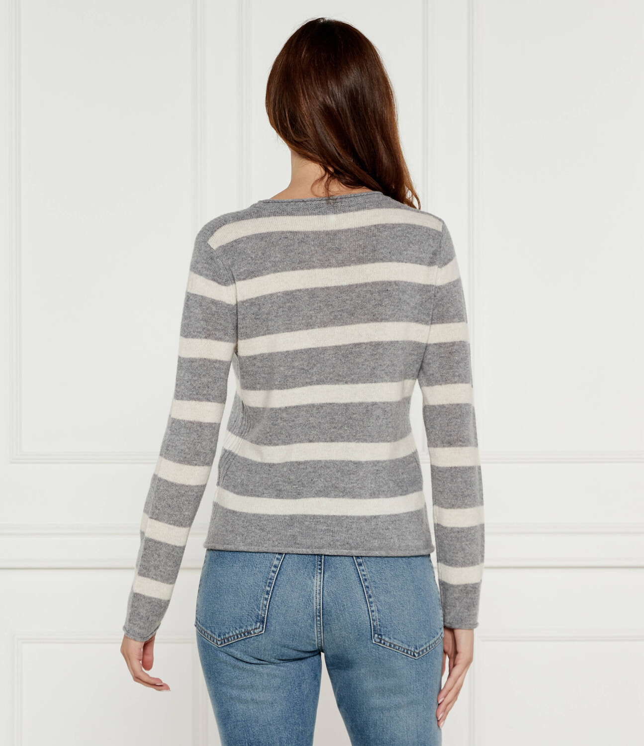Свитер из шерсти Tommy Hilfiger Regular Fit, серый — фото 3