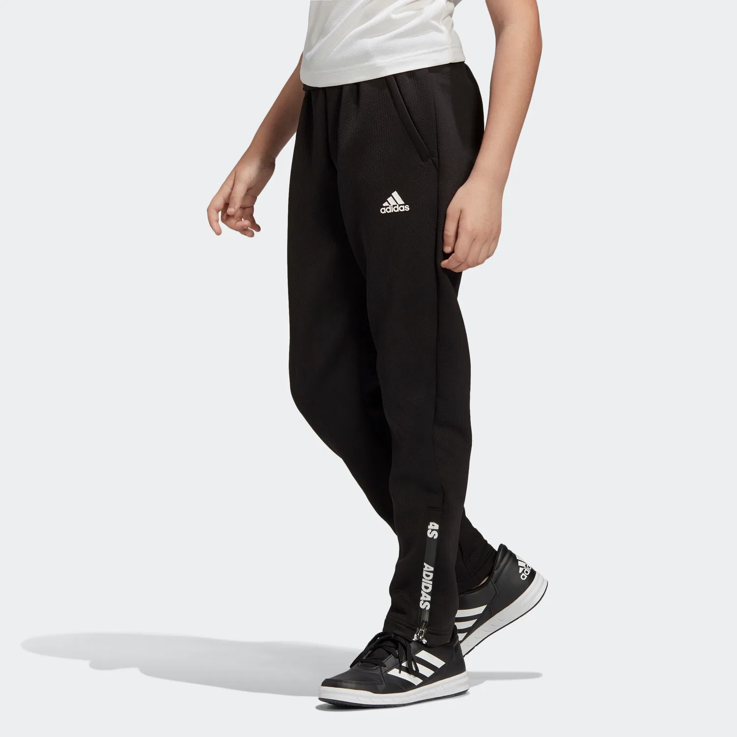 Спортивные штаны Adidas Black/White — фото 3