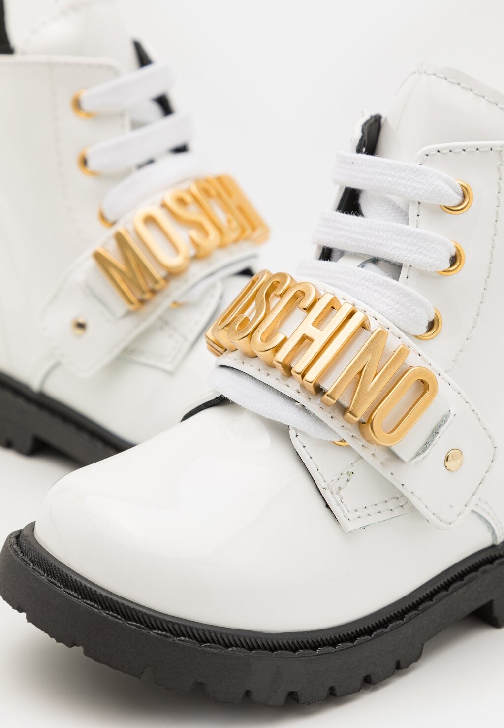 

Ботильоны на шнуровке UNISEX MOSCHINO, белый