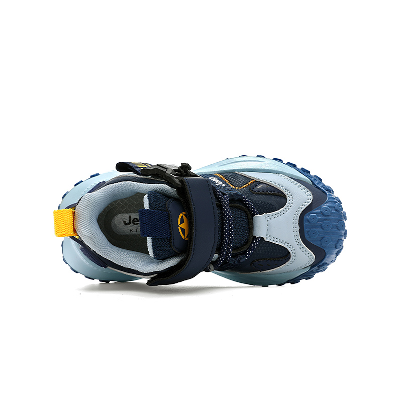 Jeep Беговые кроссовки Running Collection Anti Kick And Abrasion Resistant Low top Blue Lunar Yellow для детей — фото 3