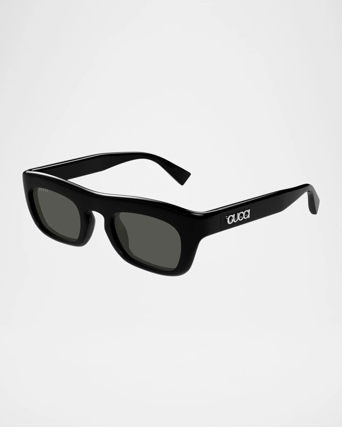 

Мужские прямоугольные солнцезащитные очки из ацетата GG1777SM Gucci, цвет Shiny Black