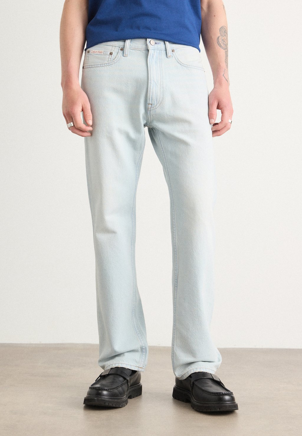 

Джинсы прямого кроя Calvin Klein Jeans, светло-голубой