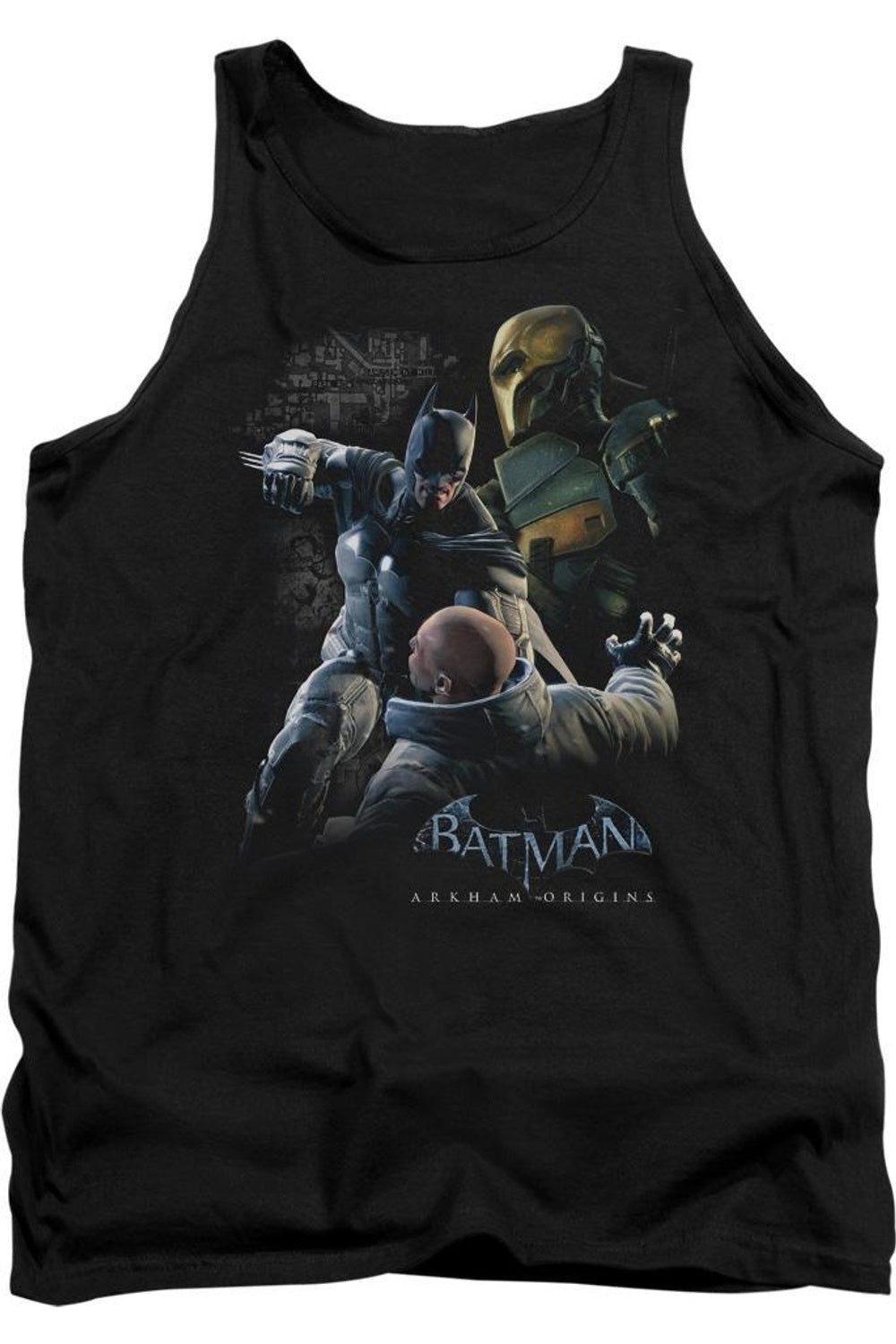

Batman Arkham Origins Punch для взрослых Майка Gildan, черный