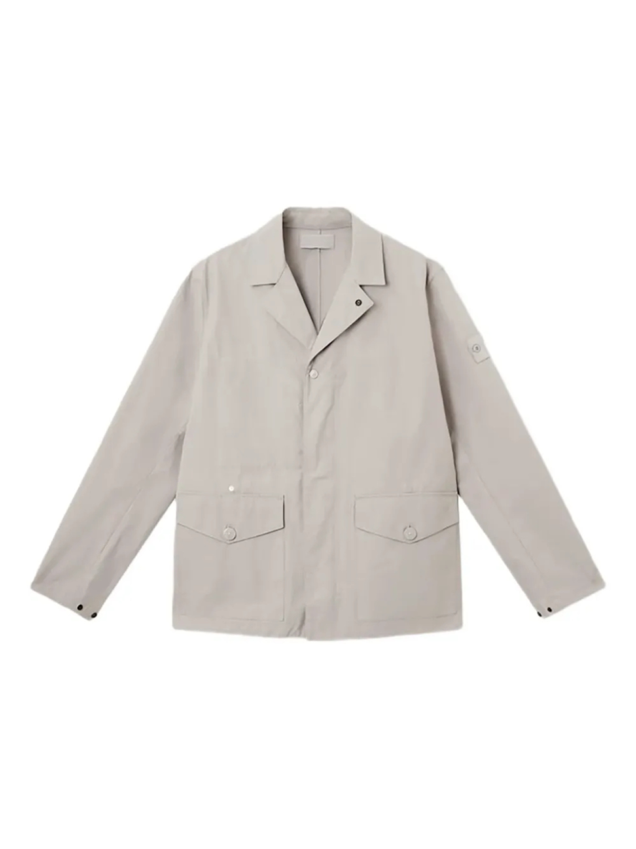 

Ветрозащитная хлопковая куртка Stone Island, серый