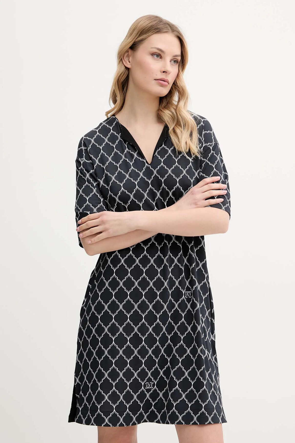 

Пляжное платье Max Mara Beachwear, темно-синий