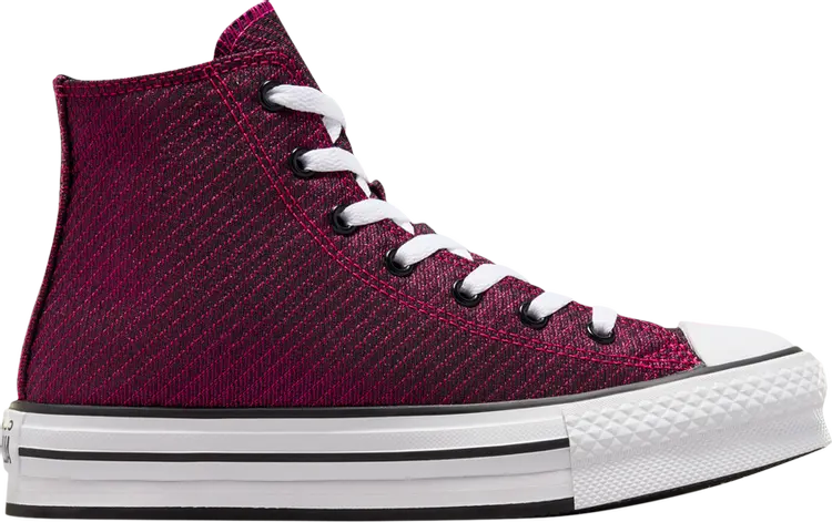

Кроссовки Chuck Taylor All Star Platform Lift High GS 'Sparkle - Prime Pink', розовый