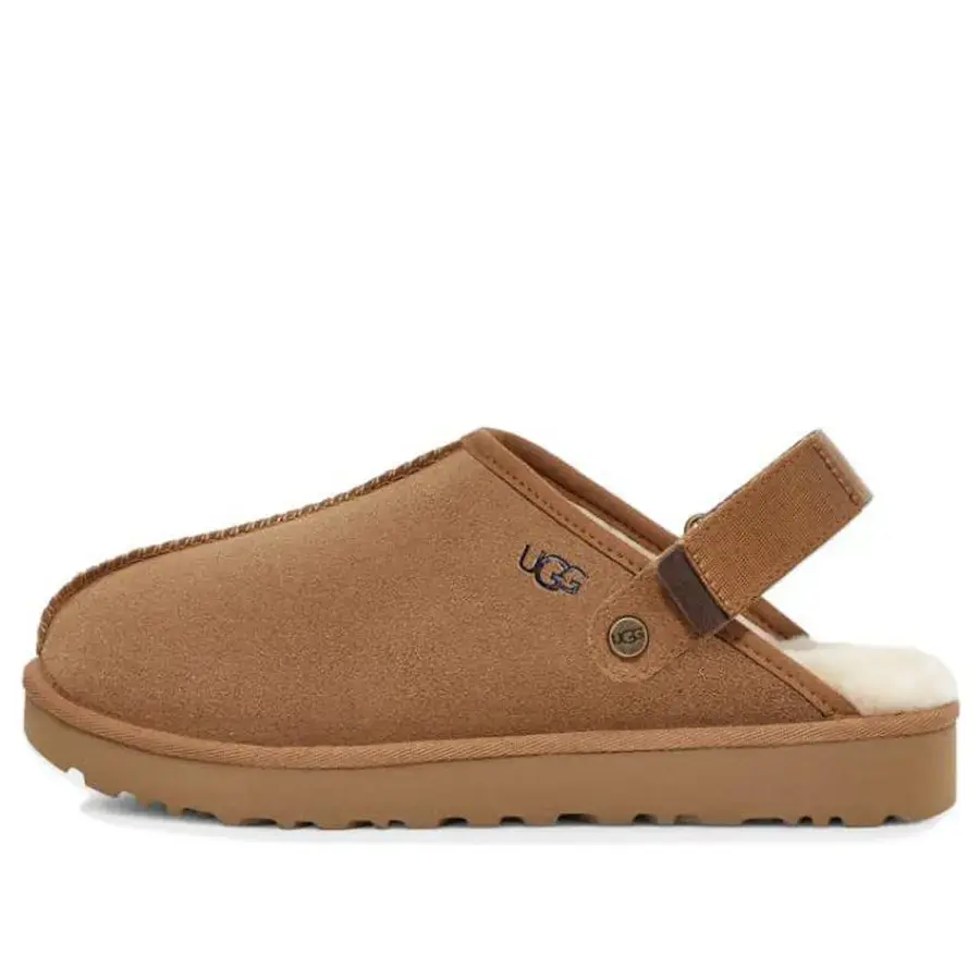 Сандалии (WMNS) UGG Lanah Clog 'Chestnut', бежевый