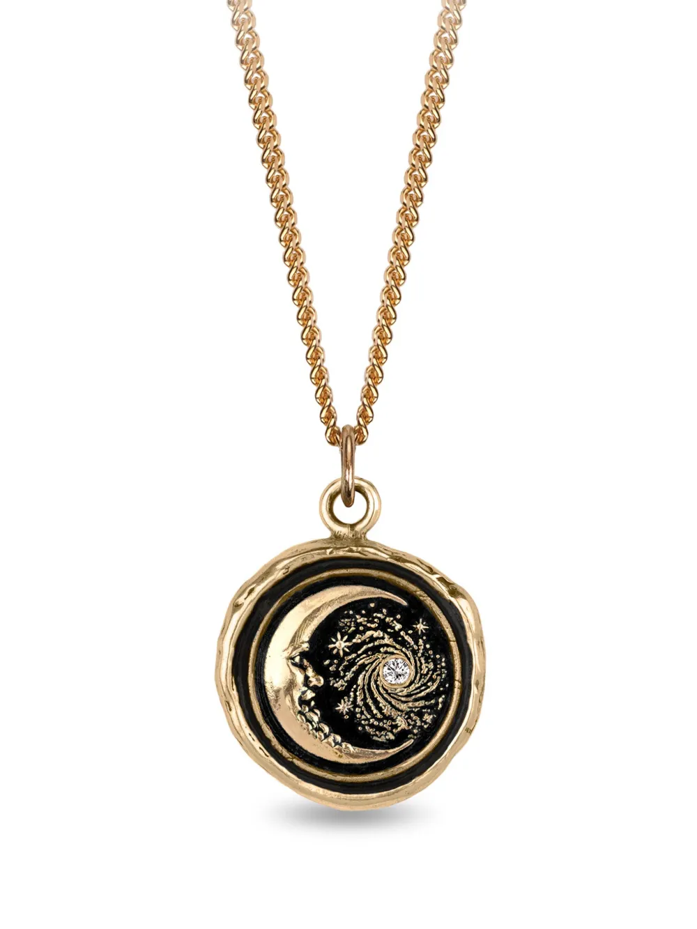 

Колье Trust the Universe Talisman из желтого золота с бриллиантами Pyrrha, золотой