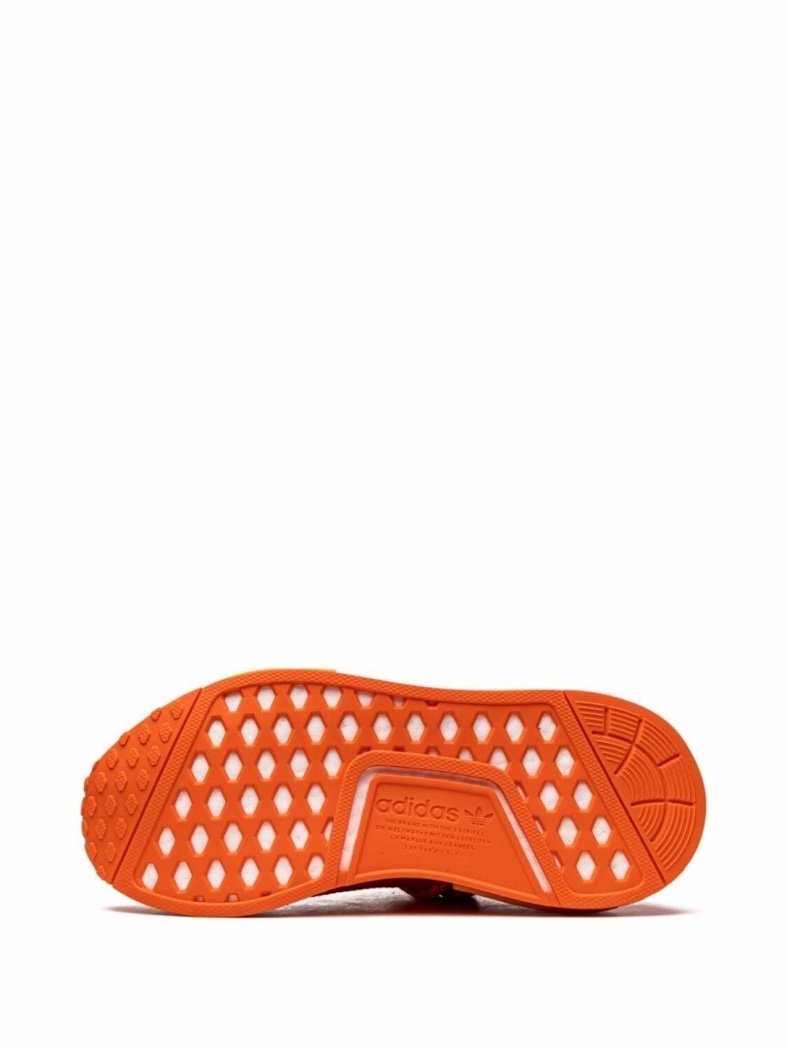 Кроссовки Hu NMD Orange из коллаборации с Pharrell Williams Adidas, оранжевый — фото 4