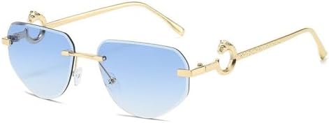 

Солнцезащитные очки для женщин и мужчин, золотистая металлическая оправа, градиентные линзы, повседневные солнцезащитные очки с защитой от УФ-излучения UV400 MTZJH, C4