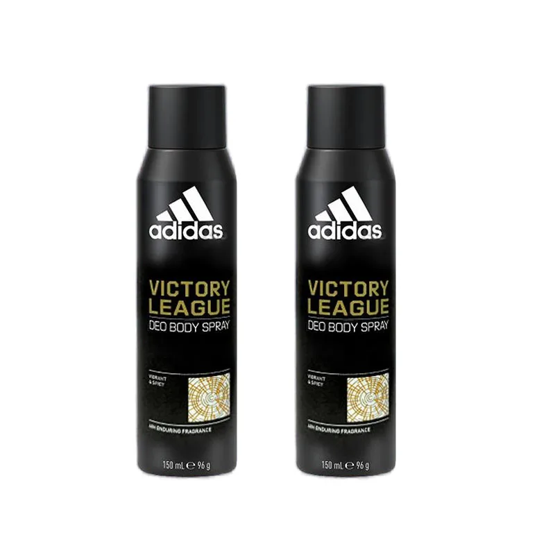 Освежающий спрей для тела с лимонным ароматом Adidas, [Brand-New Upgraded]Conquer Spray 150ml*2 Pcs