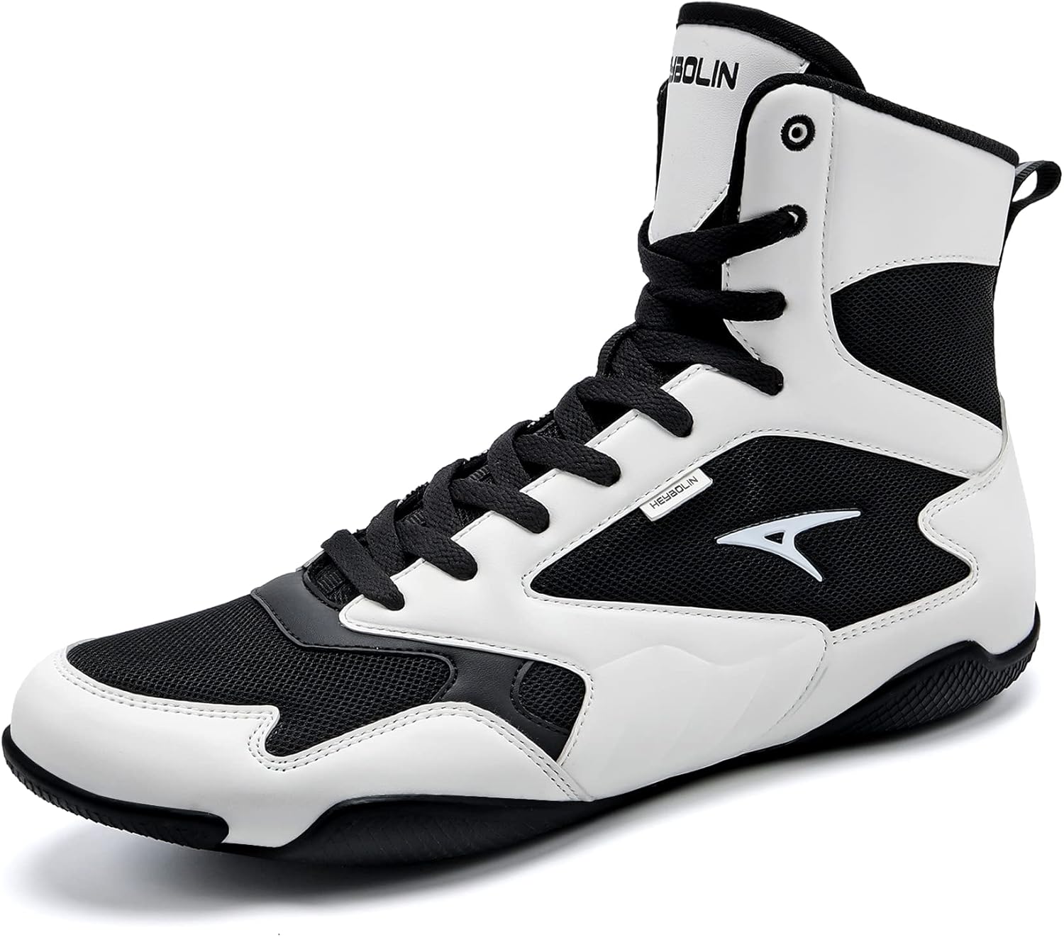 

Мужские борцовские кроссовки ASHION Боксерские кроссовки Высокие фитнес-кеды с плоской подошвой, белый