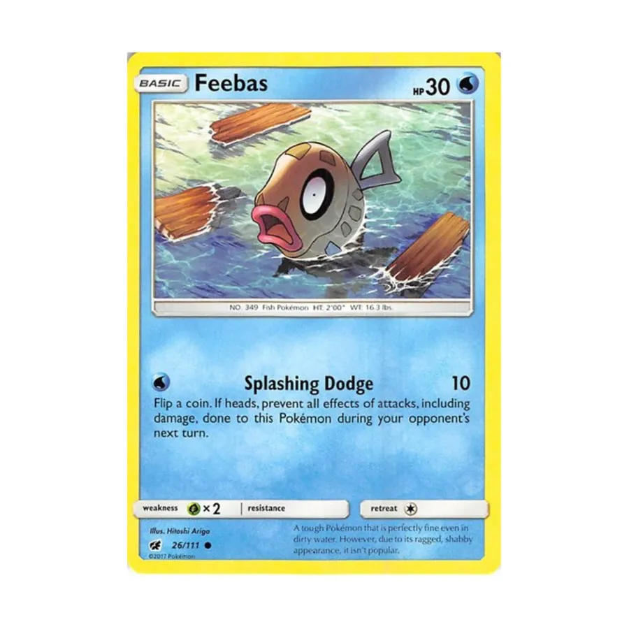 

CCG Фибас (К) #26, Pokemon - Sun & Moon - Crimson Invasion - Singles