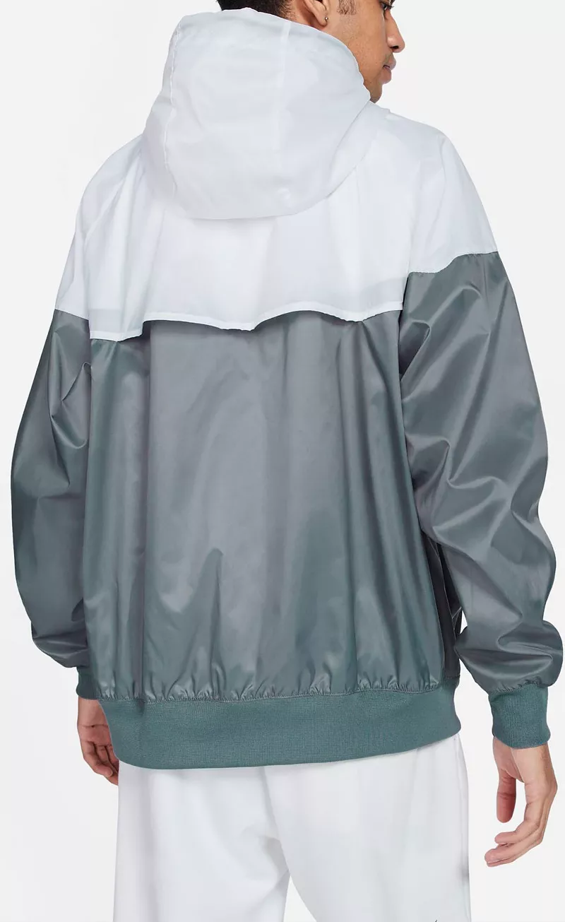 Мужская спортивная куртка с капюшоном Nike Windrunner, серый — фото 3