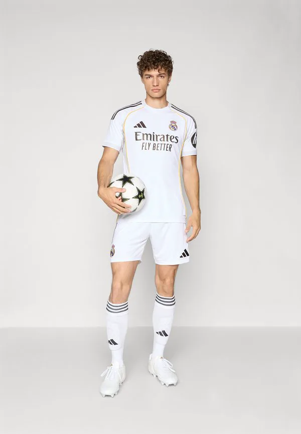 Футбольные шорты "реал мадрид" 25/26, домашняя форма клуба Adidas Performance, White — фото 2