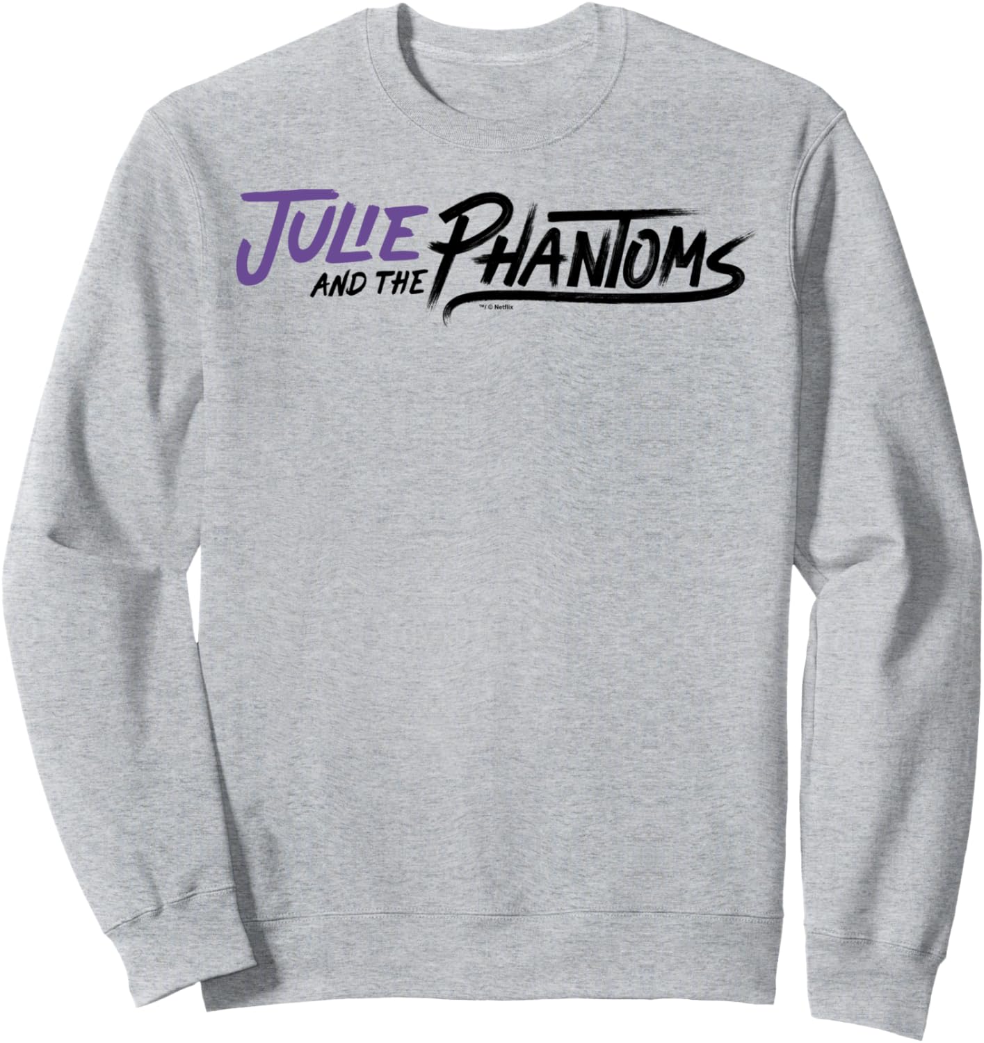 

Толстовка с простым логотипом Джули и Призраки Julie And The Phantoms, серый