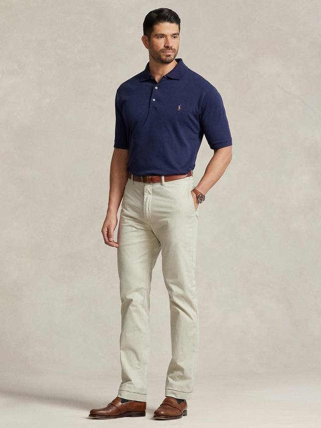 Хлопковая поло с коротким рукавом Regular Fit Ralph Lauren, Refined Navy — фото 4