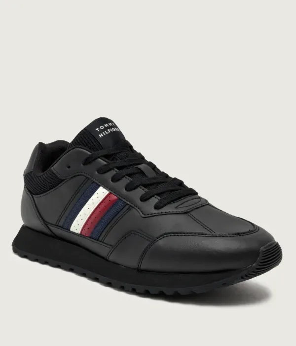 Новые кроссовки RUNNER из кожи EVA Tommy Hilfiger, черный