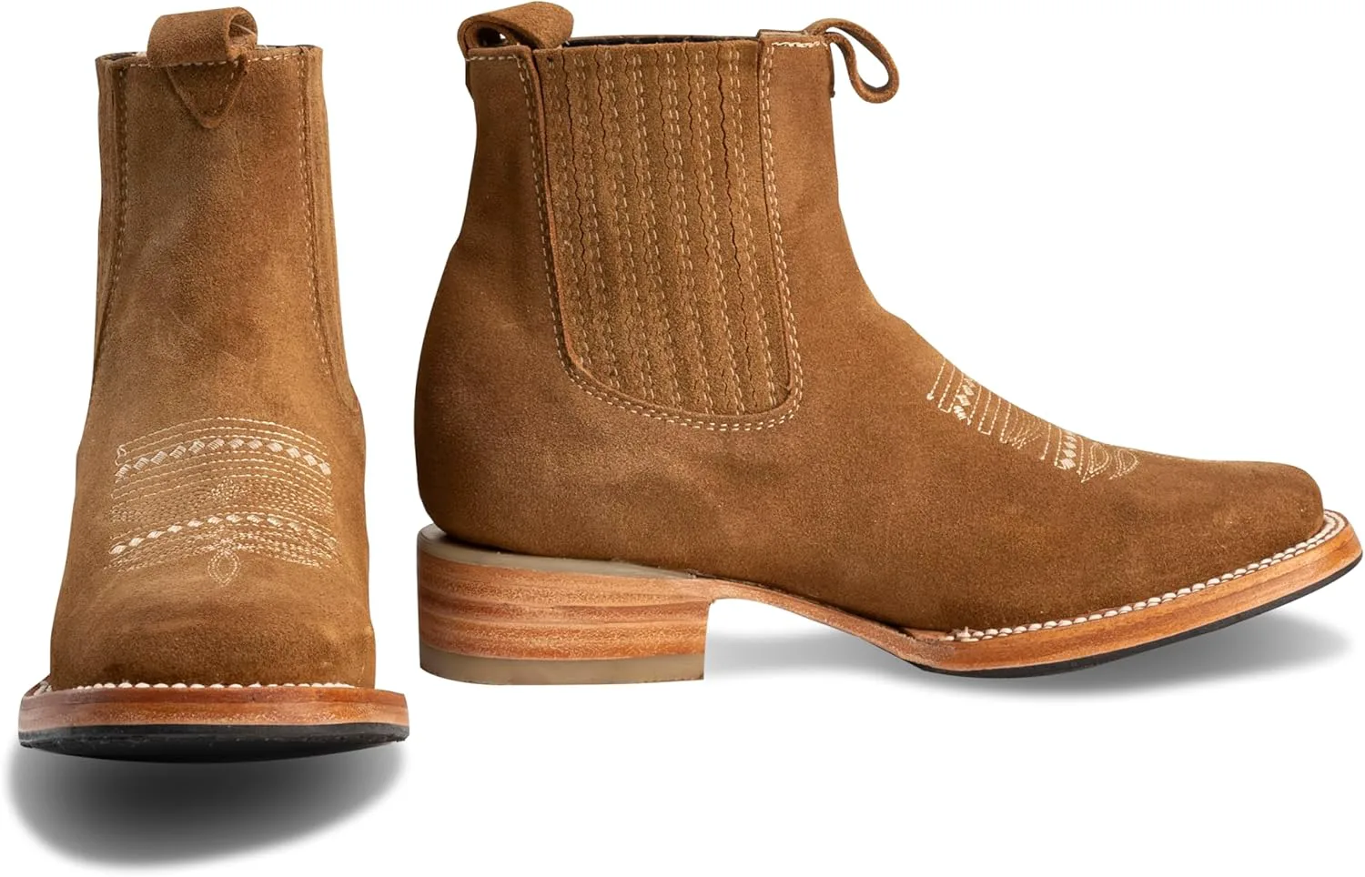 Мужские короткие западные ботинки Joe Boots 723 Joe Exclusive, золотой — фото 4
