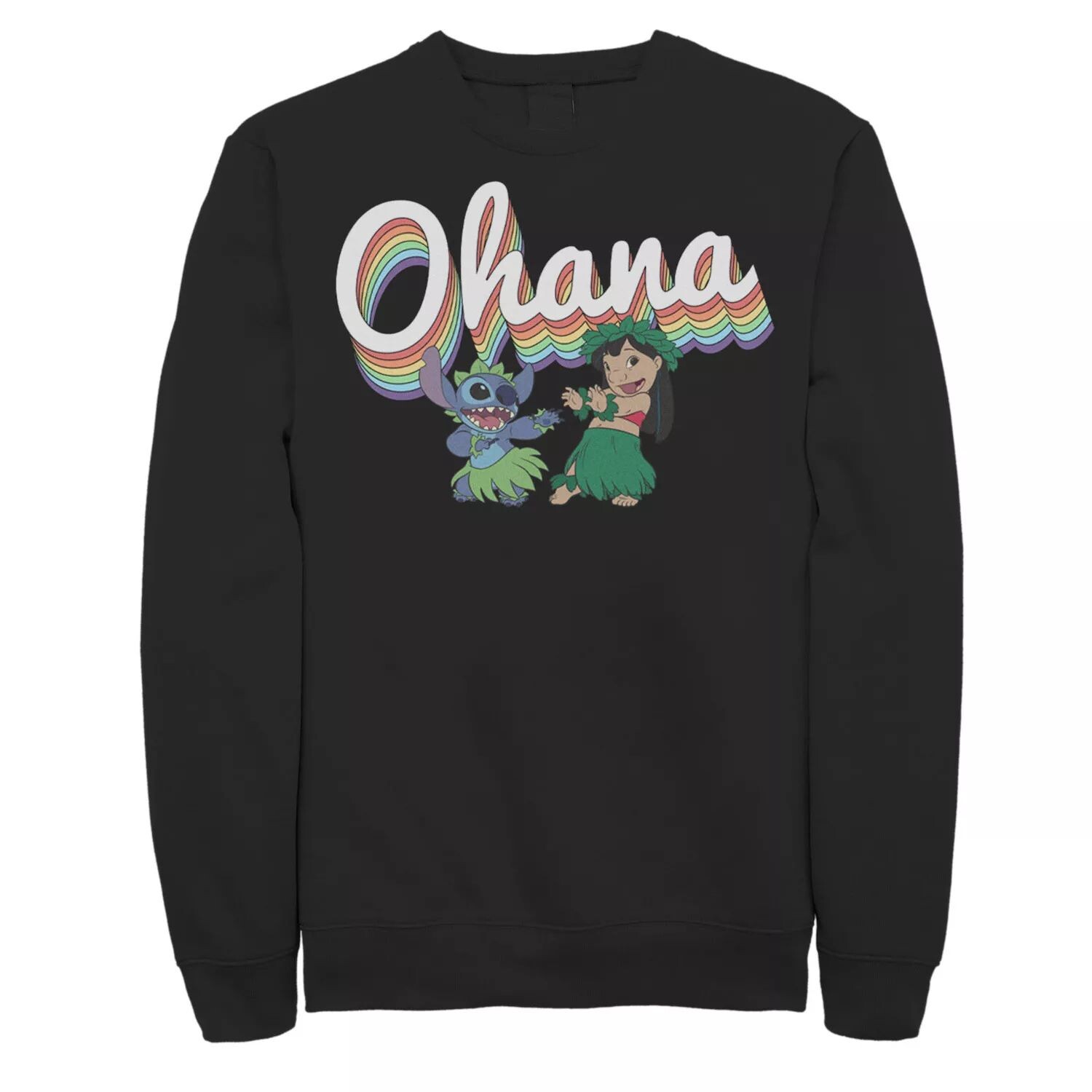 

Мужской свитшот Disney Lilo & Stitch Pride Ohana Rainbow