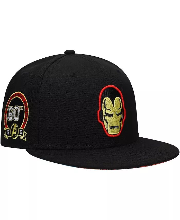 

Мужская черная бейсболка-кепка Iron Man Marvel 60th Anniversary Lids