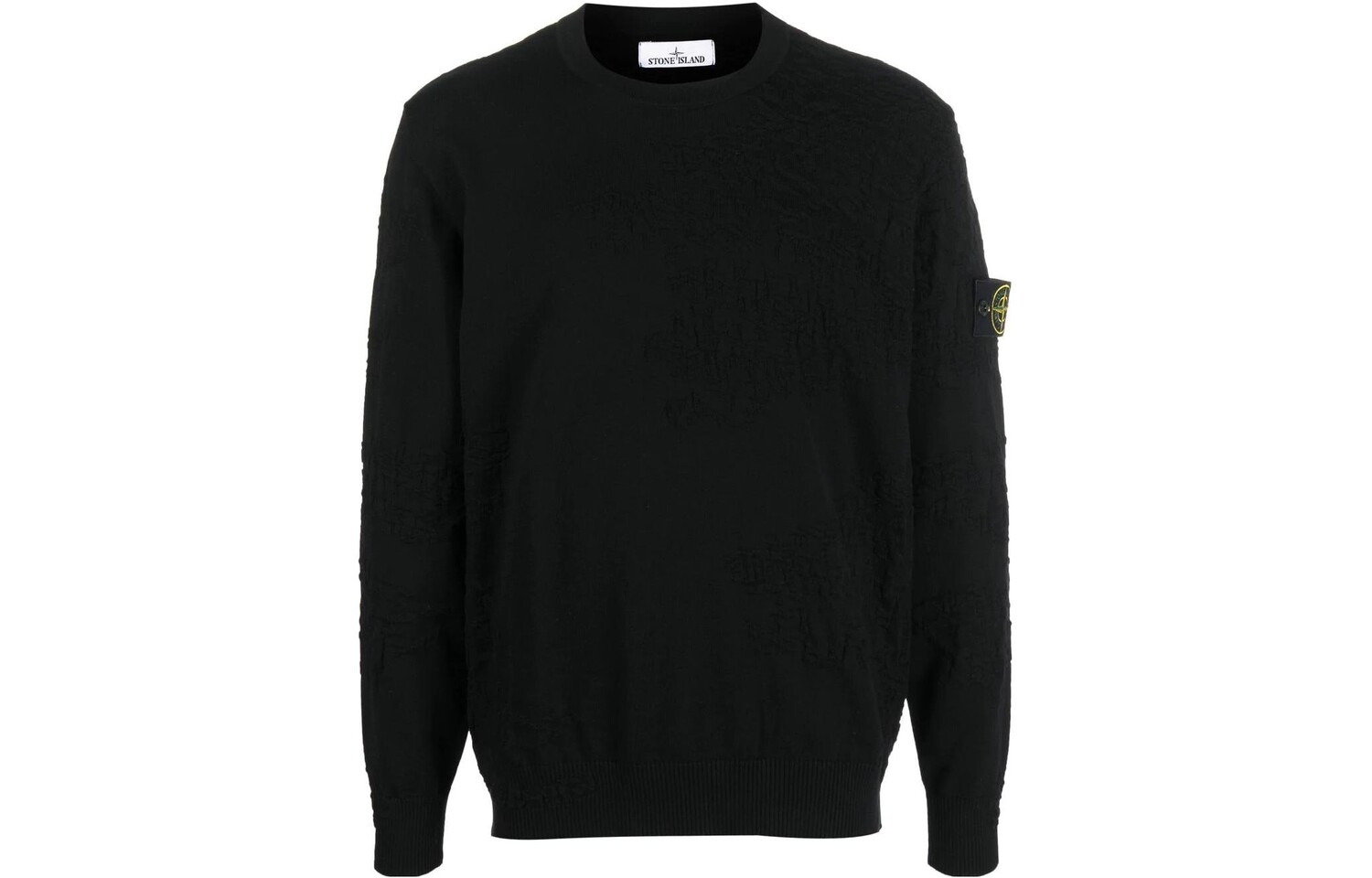 

Толстовка мужская Stone Island прямого кроя, черный