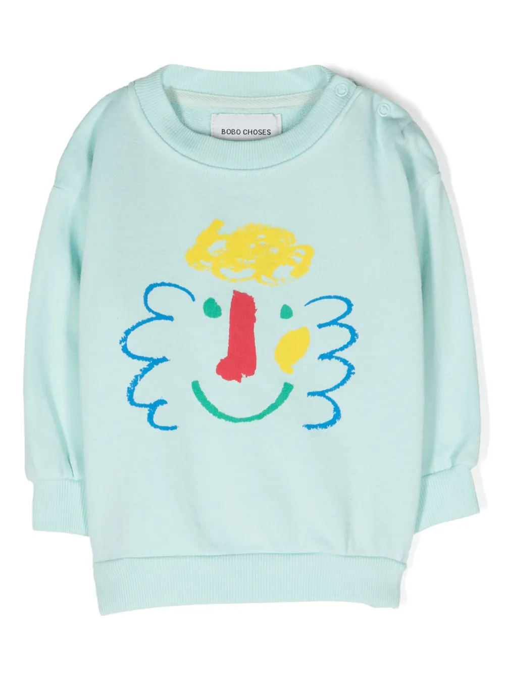 

Толстовка из органического хлопка с графичным принтом BOBO CHOSES, синий