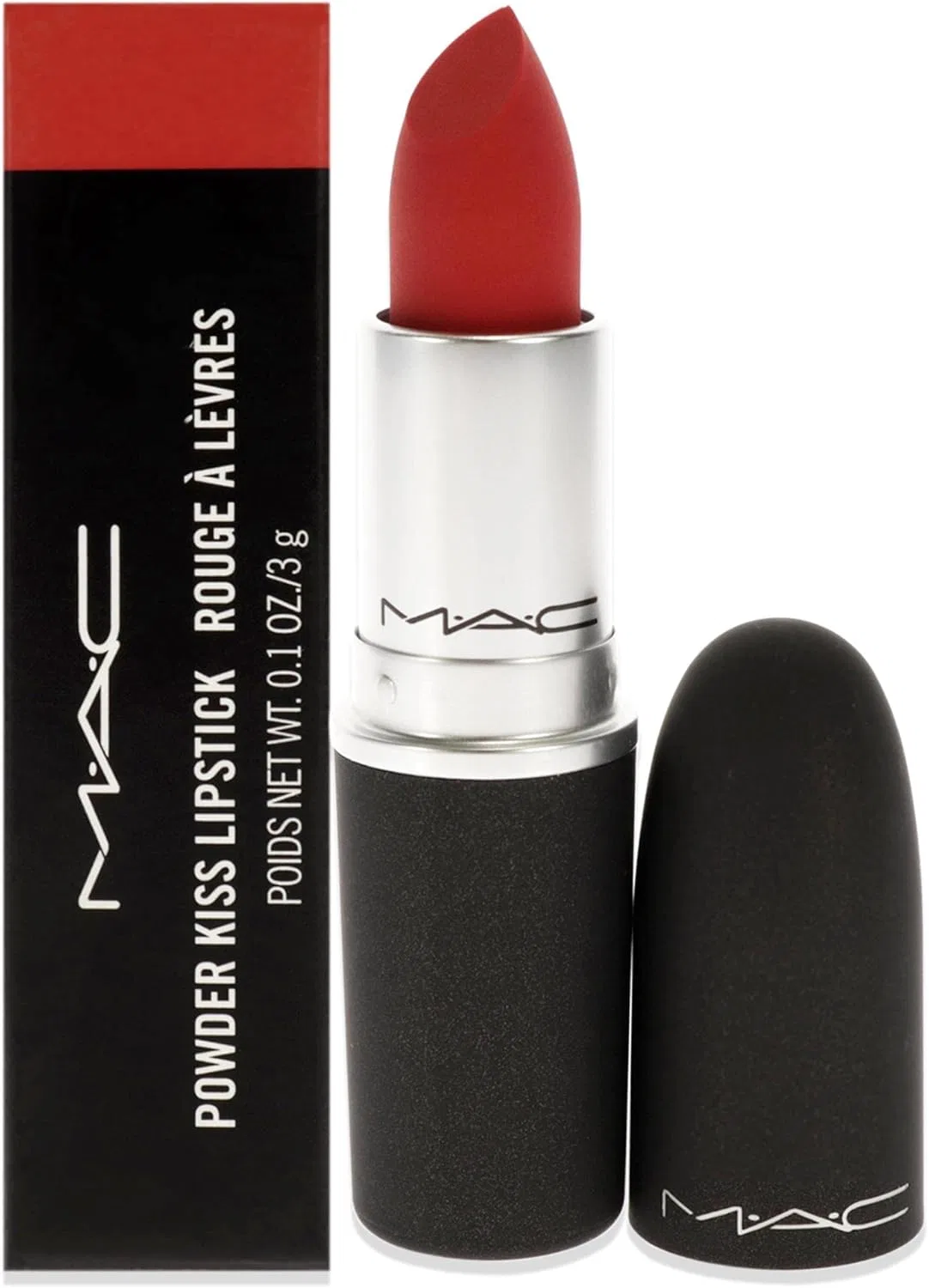 Помада матовая MAC Powder Kiss Lipstick оранжевая